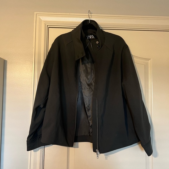 Zara Charcoal Gray Blazer - Picture 1 of 2